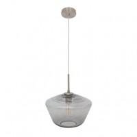 Distribuidor - Lâmpadas Diversas | Colgantes Moderno | COLGANTE PINAP 1XE27 NIQUEL/AHUMADO REGX30X30 CM Ref: 193491714